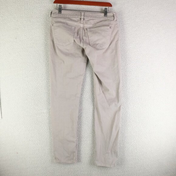 Pilcro and the Letterpress Pants Womens 28 Beige Skinny Stretch Casual Low Rise - Picture 4 of 12